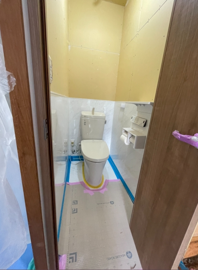トイレ移設完了