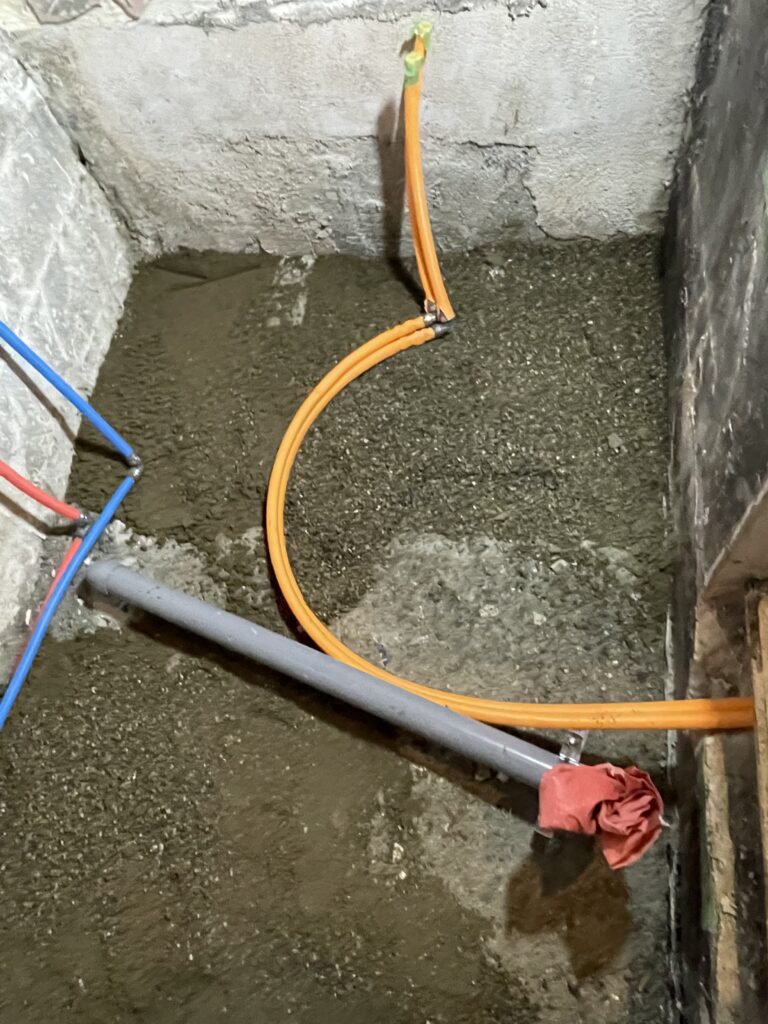 配管設備工事完了