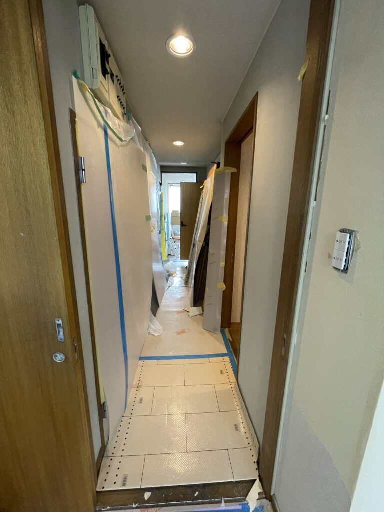 玄関養生