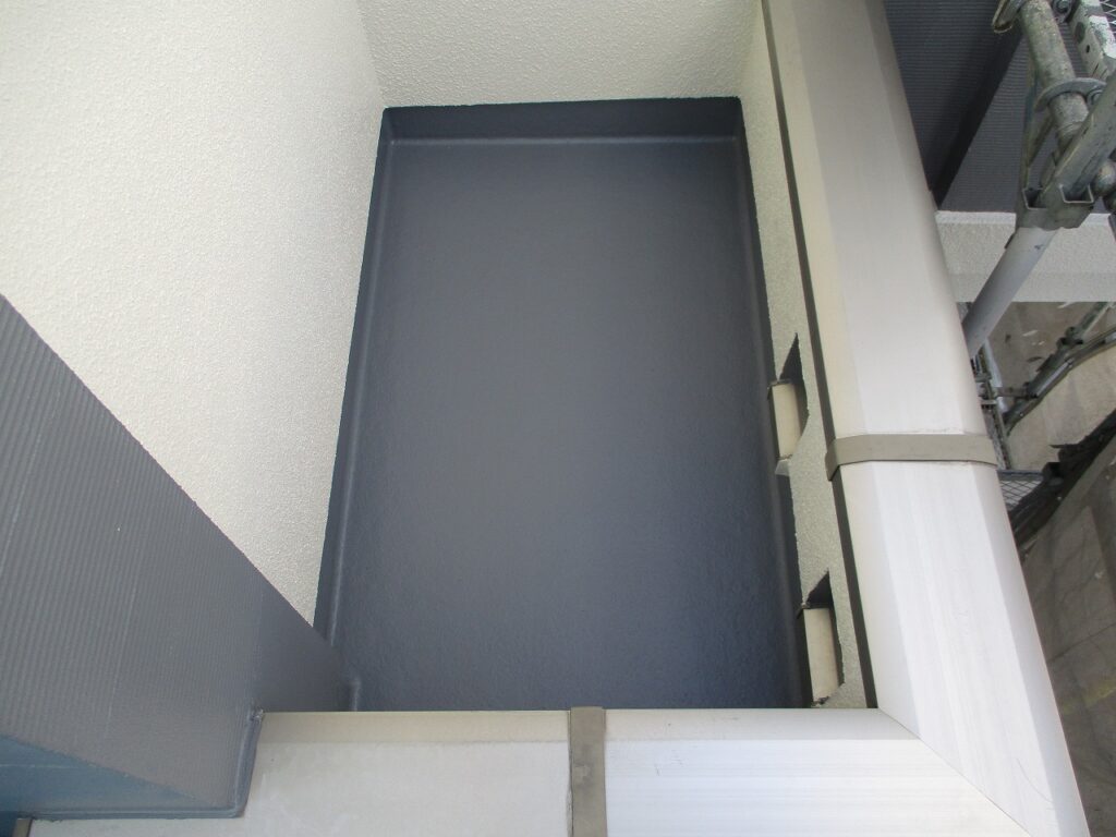 トップコート塗布完了