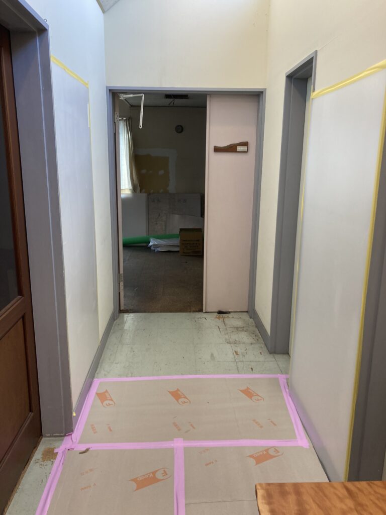 玄関養生