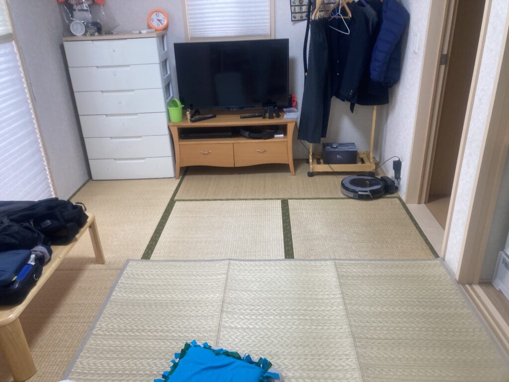 和室も内装を一新して快適なスペースにしていきます。
