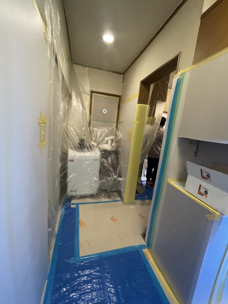 室内壁・床など養生
