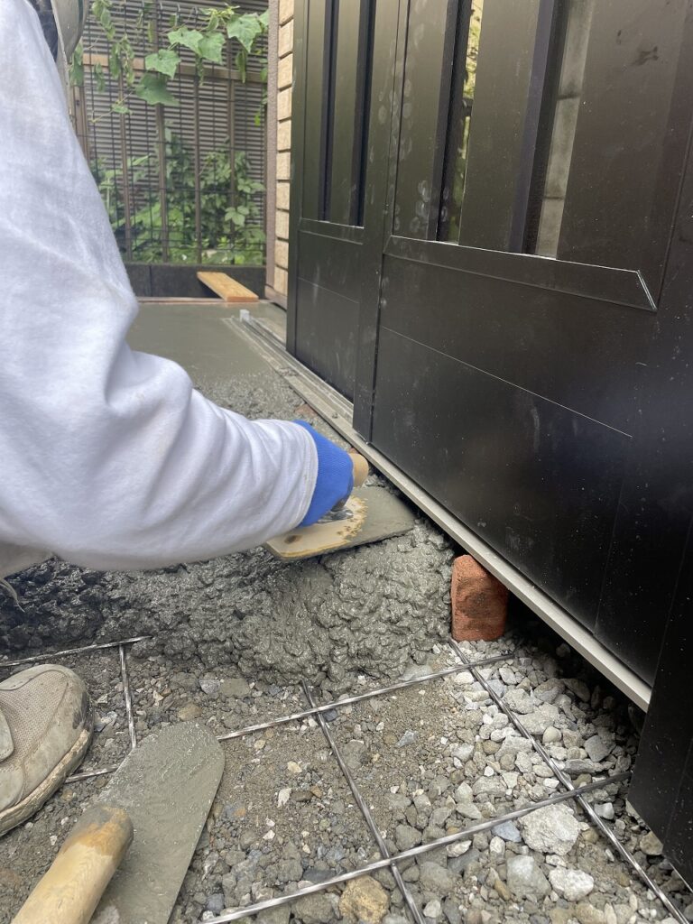 コンクリートを打ち