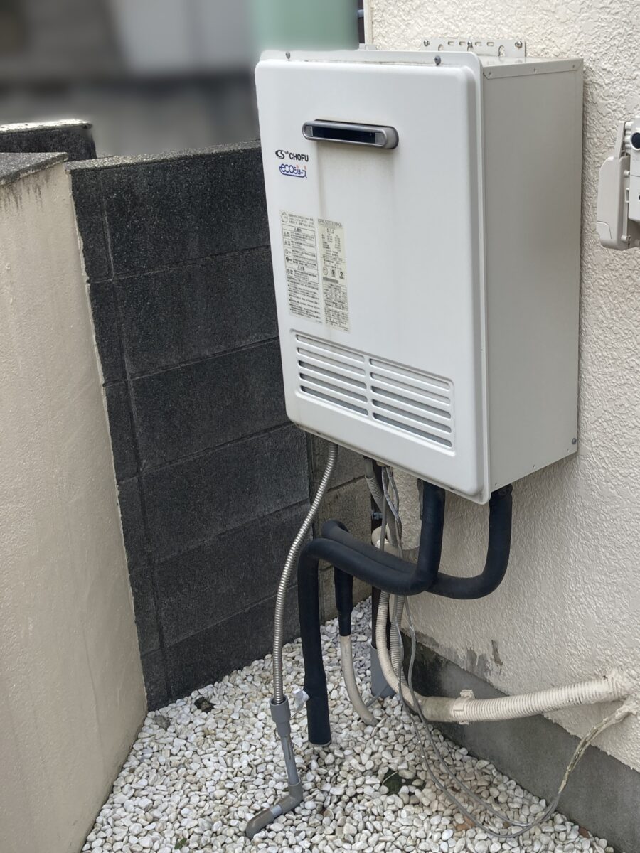 サイズUPで快適に　給湯器とガスコンロ交換