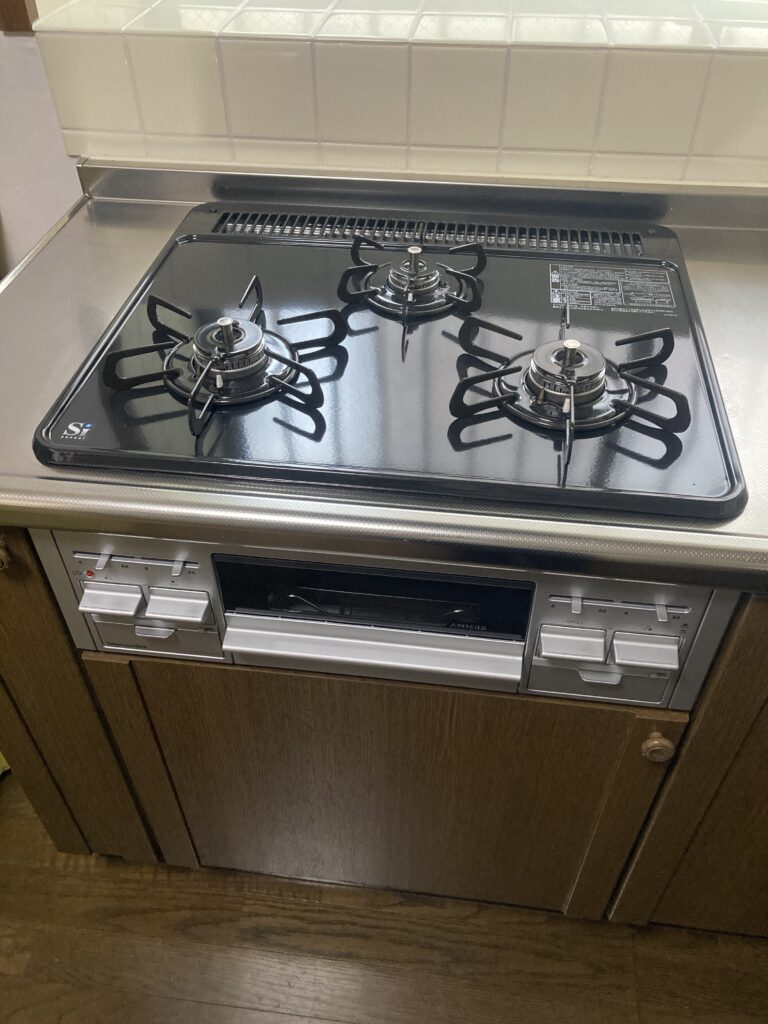 給湯器交換を機にコンロも交換しました。